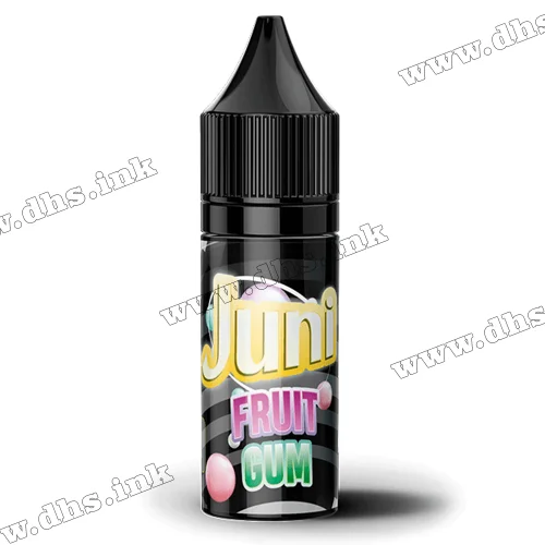 Солевая жидкость Juni Silver Ice Salt 15 мл (50 мг) - Fruit Gum (Фруктовая Жвачка)