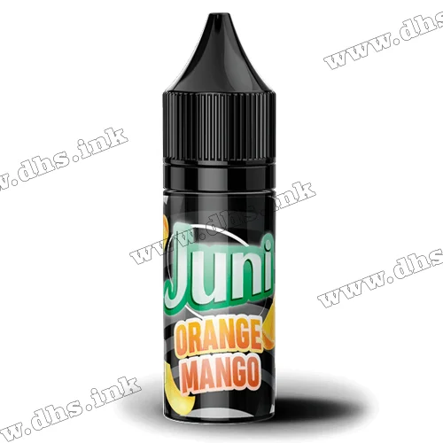 Солевая жидкость Juni Silver Ice Salt 15 мл (50 мг) - Orange Mango (Апельсин, Манго)