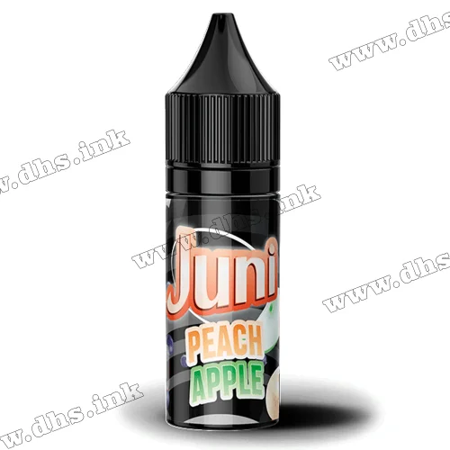 Солевая жидкость Juni Silver Ice Salt 15 мл (50 мг) - Peach Apple (Персик, Яблоко)