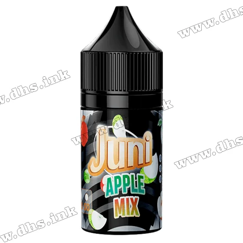 Солевая жидкость Juni Silver Ice Salt 30 мл (50 мг) - Apple Mix (Яблочный Микс)