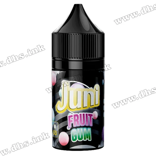 Солевая жидкость Juni Silver Ice Salt 30 мл (50 мг) - Fruit Gum (Фруктовая Жвачка)