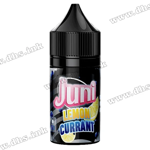 Солевая жидкость Juni Silver Ice Salt 30 мл (50 мг) - Lemon Currant (Лимон, Смородина)