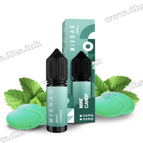 Солевая жидкость Mix Bar Salt 15 мл (65 мг) - Mint Candy (Мятная Конфета)