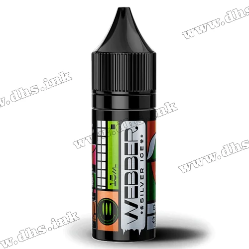 Солевая жидкость Webber Silver Ice Salt 15 мл (30 мг) - Mango Papaya (Манго, Папайя)
