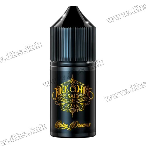 Солевая жидкость Wick & Wire V2 Salt 30 мл (25 мг) - Ruby Dreams (Вишня, Гранат)