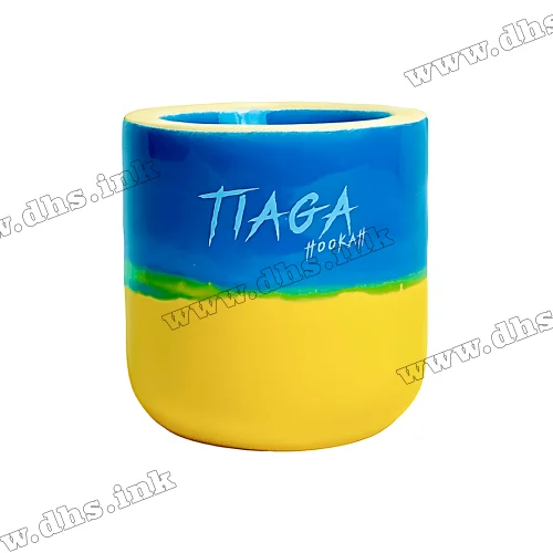 Чаша для кальяна Tiaga Hookah - Желто-Синий