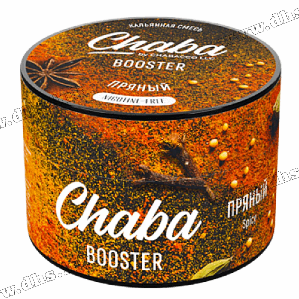 Бестабачная и безникотиновая смесь Chaba Booster (Nicotine Free) - Пряный 50г