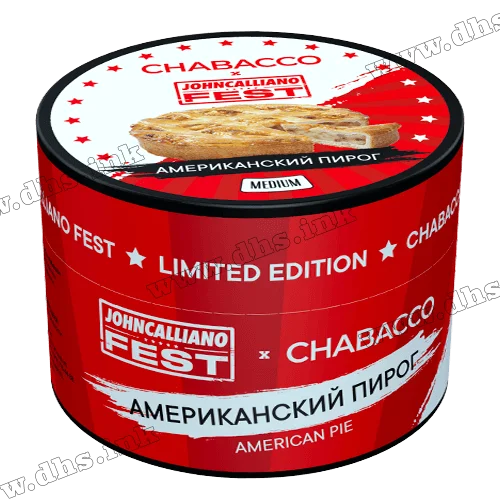 Бестабачная смесь Chabacco (Чабако) Medium - American Pie (Американский Пирог) 50г