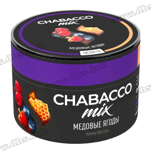 Бестабачная смесь Chabacco Mix (Чабако Микс) Medium - Honey Berries (Ягоды, Мед) 50г