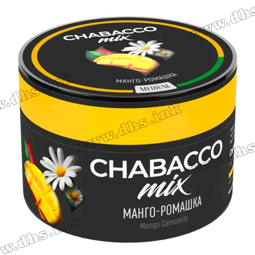 Бестабачная смесь Chabacco Mix (Чабако Микс) Medium - Mango Chamomile (Манго, Ромашка) 50г