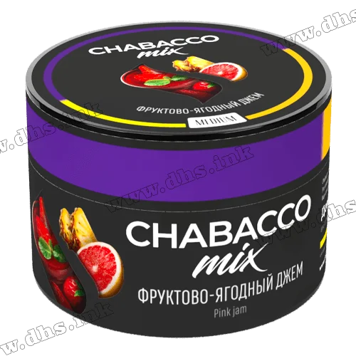 Бестабачная смесь Chabacco Mix (Чабако Микс) Medium - Pink Jam (Фрукты, Ягоды, Джем) 50г