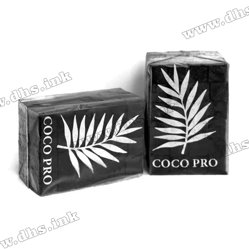 Уголь для кальяна CocoPro (Кокопро) 25 мм, 1 кг (72шт)