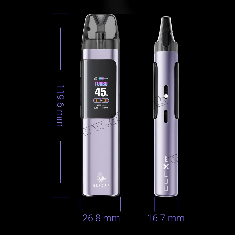 Многоразовая электронная сигарета - Elf Bar ELFX Pro Pod Kit 1200 мАч (Blue)