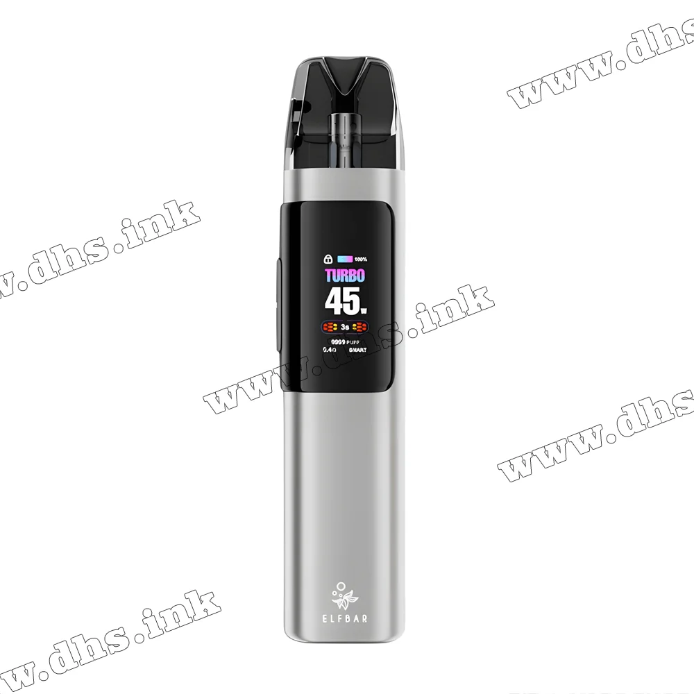Многоразовая электронная сигарета - Elf Bar ELFX Pro Pod Kit 1200 мАч (Silver)