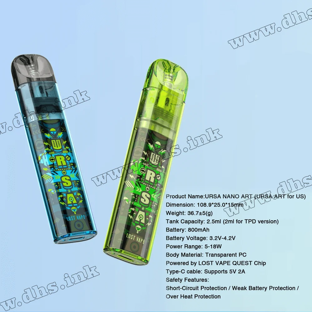 Многоразовая электронная сигарета - Lost Vape Ursa Nano Art Pod Kit 800 мАч (Deep Space)