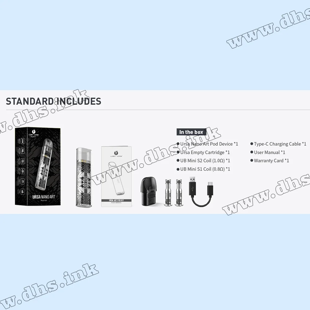 Многоразовая электронная сигарета - Lost Vape Ursa Nano Art Pod Kit 800 мАч (Deep Space)