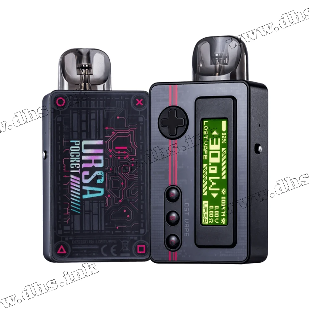 Многоразовая электронная сигарета - Lost Vape Ursa Pocket Pod Kit 1200 мАч (Dark Knight)
