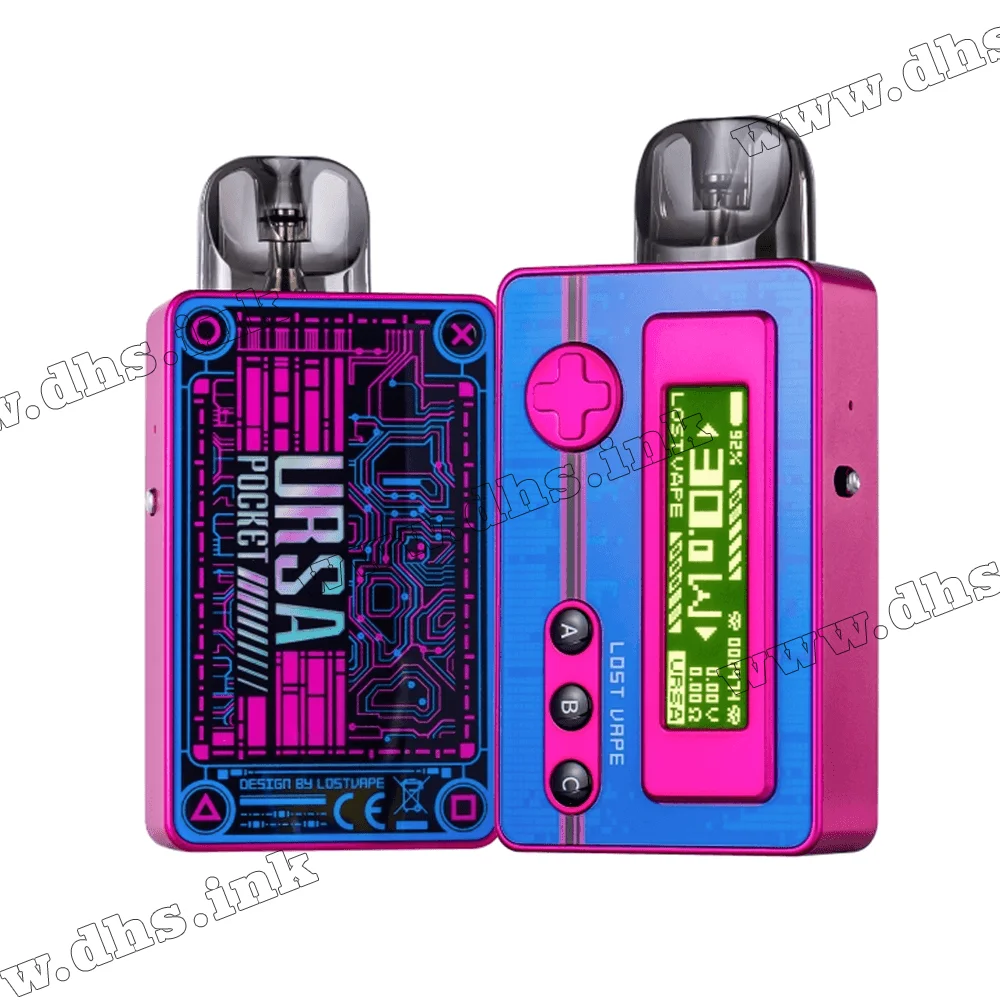 Многоразовая электронная сигарета - Lost Vape Ursa Pocket Pod Kit 1200 мАч (Neon Street)
