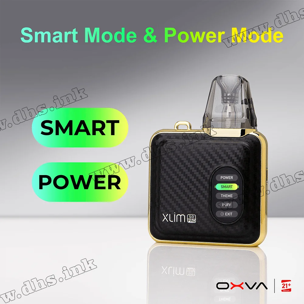 Многоразовая электронная сигарета - OXVA Xlim SQ Pro Pod Kit 1200 мАч (Spring White)