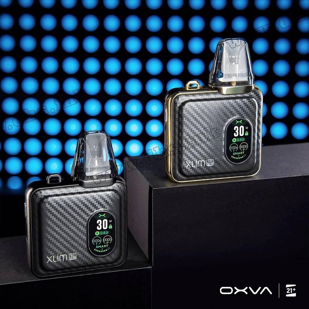 Многоразовая электронная сигарета - OXVA Xlim SQ Pro Pod Kit 1200 мАч (Black Carbon)