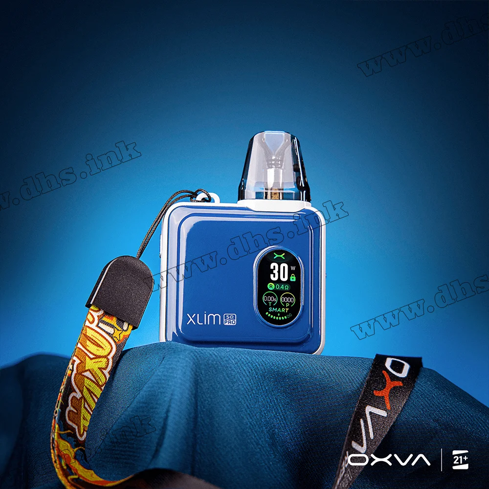 Многоразовая электронная сигарета - OXVA Xlim SQ Pro Pod Kit 1200 мАч (Gentle Blue)
