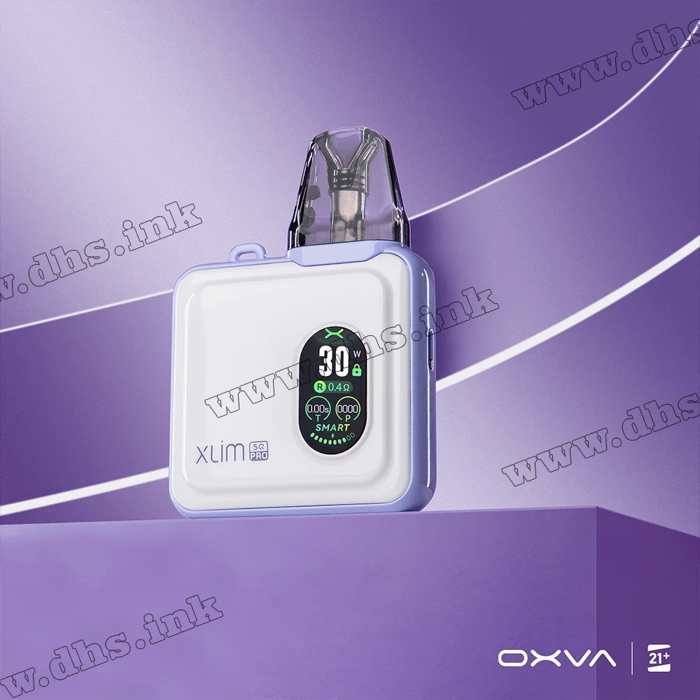 Многоразовая электронная сигарета - OXVA Xlim SQ Pro Pod Kit 1200 мАч (Mauve White)
