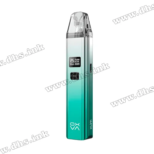 Многоразовая электронная сигарета - OXVA Xlim V 2 Pod Kit 900 мАч (Shiny Silver Green)