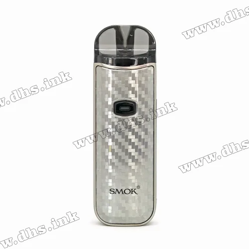 Многоразовая электронная сигарета - Smok Nord 50W 1800 мАч (Silver Carbon Fiber)