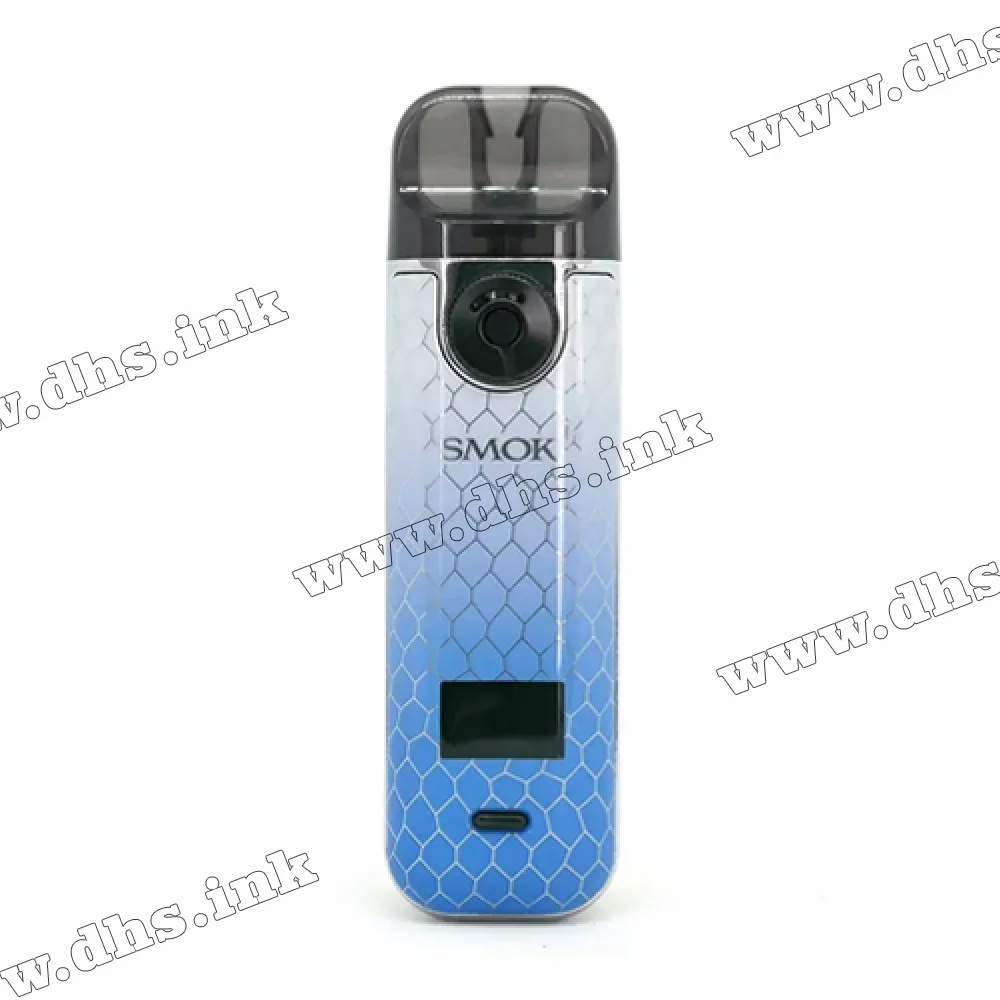 Многоразовая электронная сигарета - Smok Novo 4 Pod Kit 800 мАч (Blue Grey Cobra)