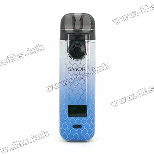 Многоразовая электронная сигарета - Smok Novo 4 Pod Kit 800 мАч (Blue Grey Cobra)
