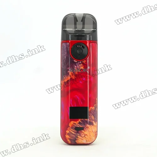 Многоразовая электронная сигарета - Smok Novo 4 Pod Kit 800 мАч (Red Stabilizing Wood)