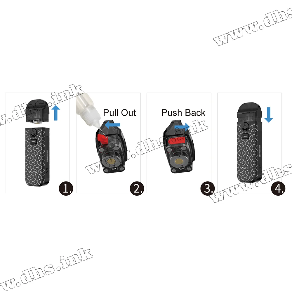 Многоразовая электронная сигарета - Smok Nord 4 80W 2000 мАч (Fluid 7 Color)