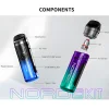Многоразовая электронная сигарета - Smok Nord C 1800 мАч (Transparent Red)