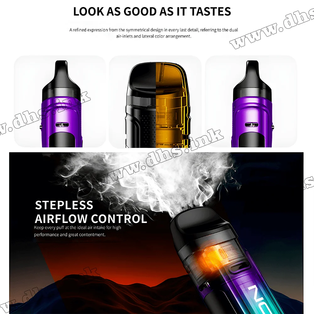 Многоразовая электронная сигарета - Smok Nord C 1800 мАч (Transparent Red)