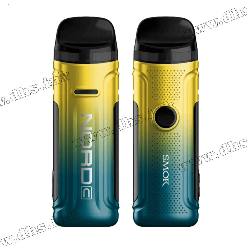 Многоразовая электронная сигарета - Smok Nord C 1800 мАч (Green Yellow)