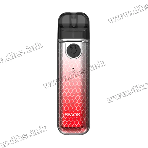 Многоразовая электронная сигарета - Smok Novo 4 Mini Pod Kit 900 мАч (Silver Red Cobra)