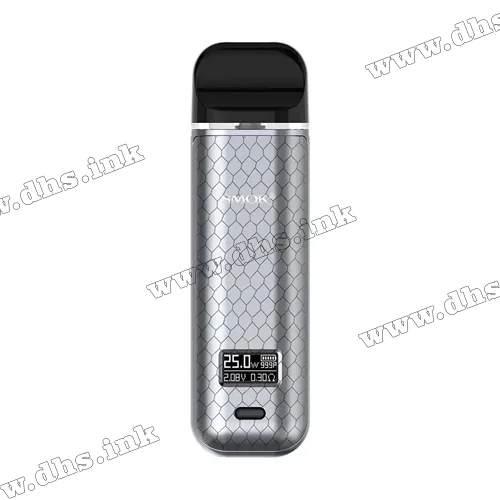 Многоразовая электронная сигарета - Smok Novo X Pod Kit 800 мАч (Silver Cobra)