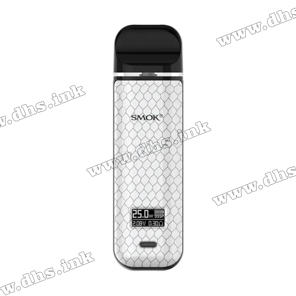 Многоразовая электронная сигарета - Smok Novo X Pod Kit 800 мАч (White Cobra)
