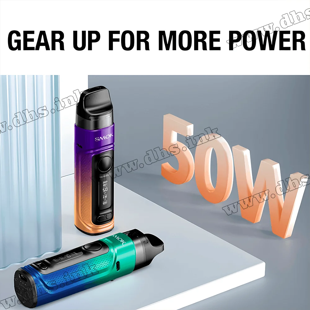 Многоразовая электронная сигарета - Smok RPM C 1650 мАч (Green Blue)