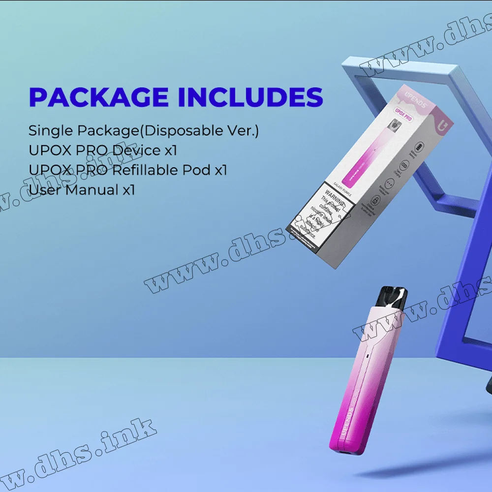 Многоразовая электронная сигарета - Upends Upox Pro Pod Kit 840 мАч (Polar White)