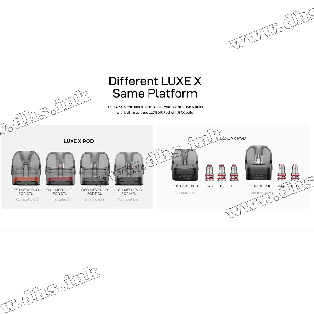 Многоразовая электронная сигарета - Vaporesso Luxe X Pro Pod Kit 1500 мАч (White)