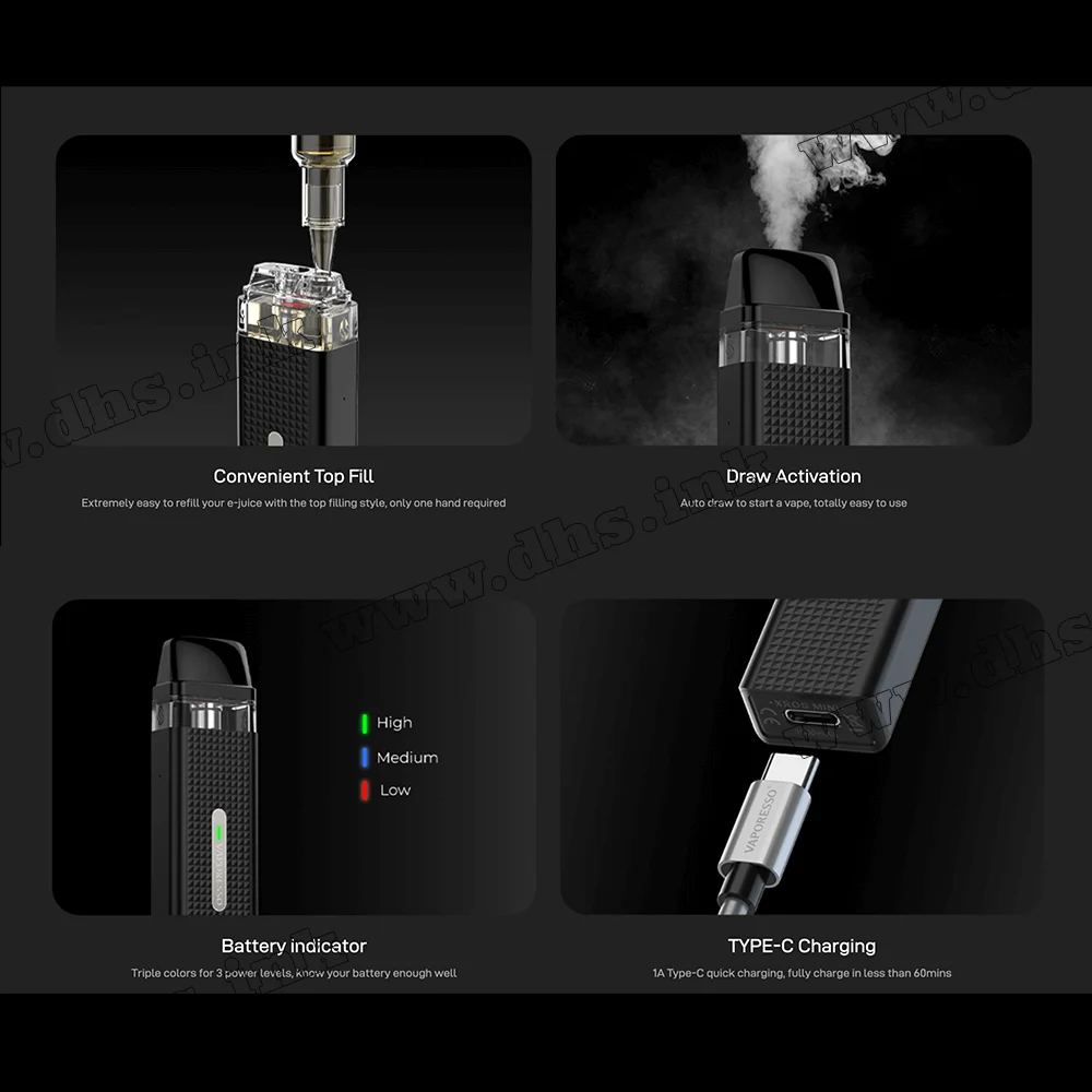 Многоразовая электронная сигарета - Vaporesso Xros Mini Pod Kit 1000 мАч (Vitality)