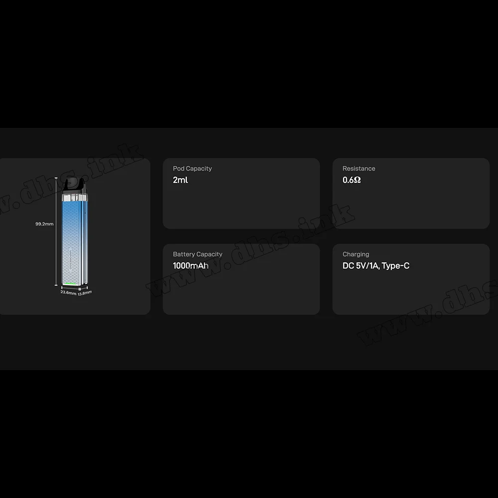 Многоразовая электронная сигарета - Vaporesso Xros 3 Mini Pod Kit 1000 мАч (Space Grey)