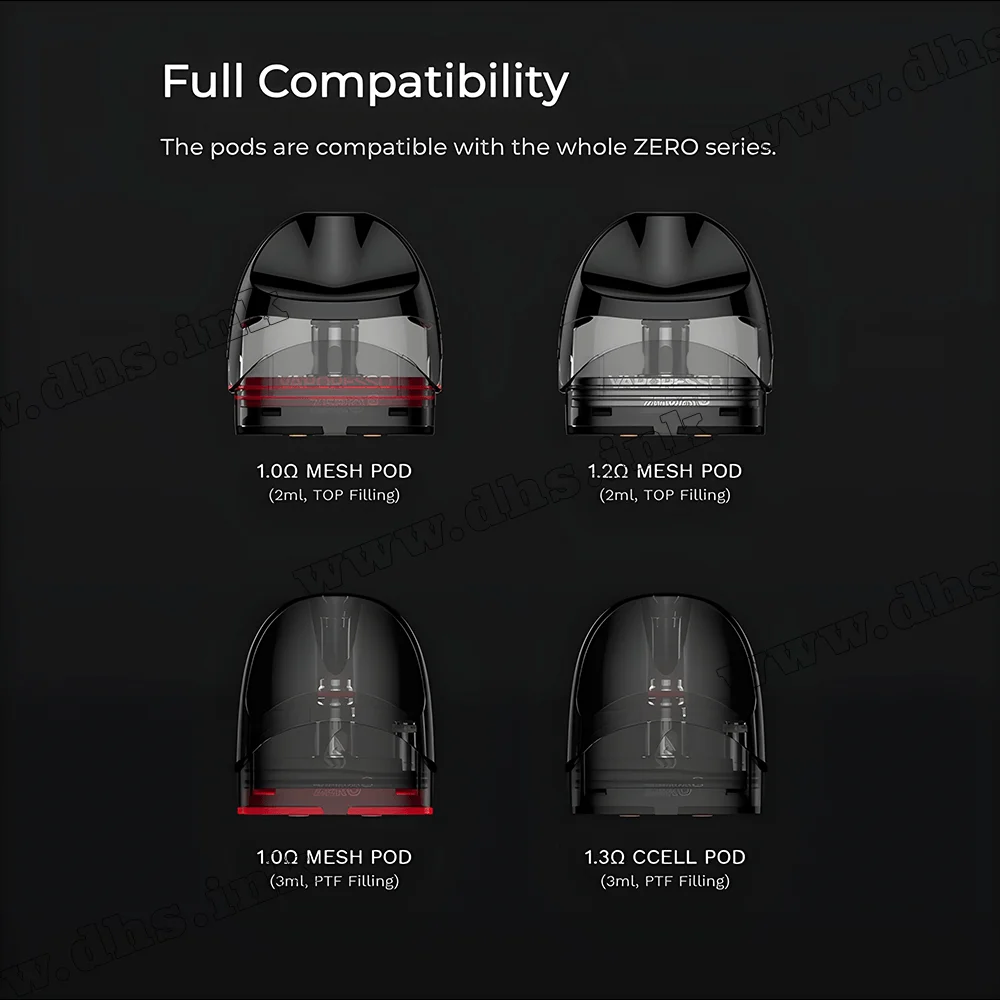 Многоразовая электронная сигарета - Vaporesso Zero 2 Pod Kit 800 мАч (Black)