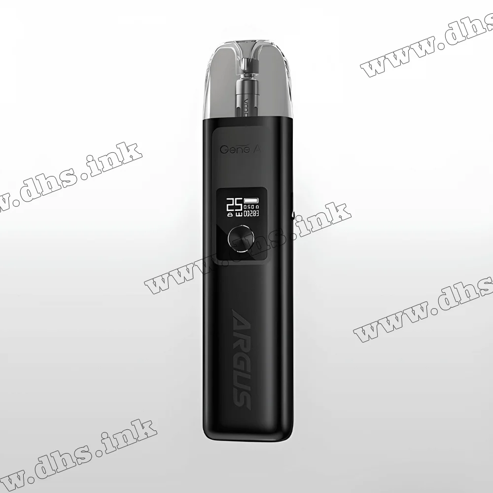 Многоразовая электронная сигарета - Voopoo Argus G Pod Kit 1000 мАч (Gloss Black)