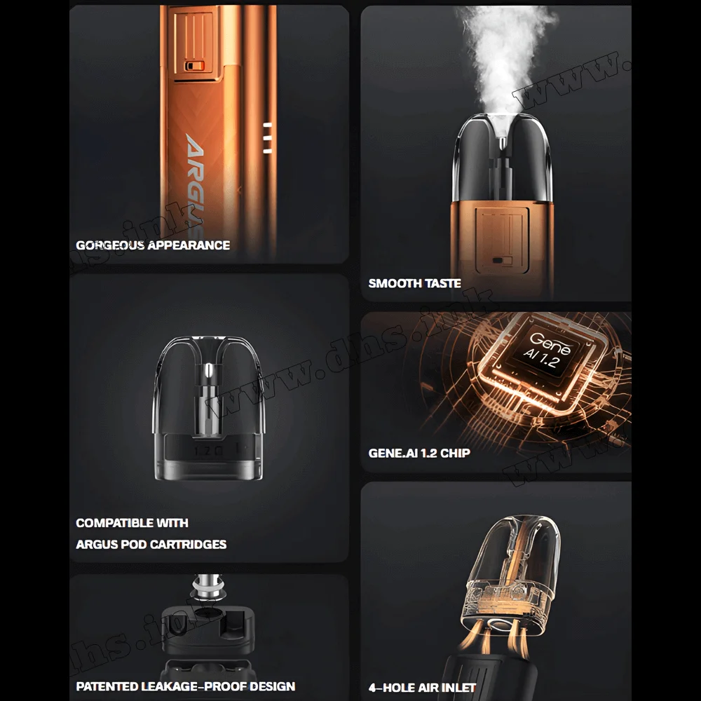 Многоразовая электронная сигарета - Voopoo Argus SE Pod Kit 800 мАч (Shiny Blue)
