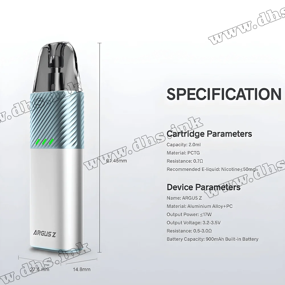 Многоразовая электронная сигарета - Voopoo Argus Z Pod Kit 900 мАч (Golden)