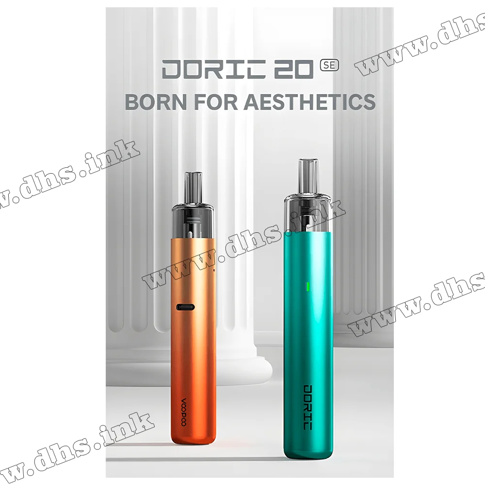 Многоразовая электронная сигарета - Voopoo Doric 20 SE Pod Kit 1200 мАч (Green)