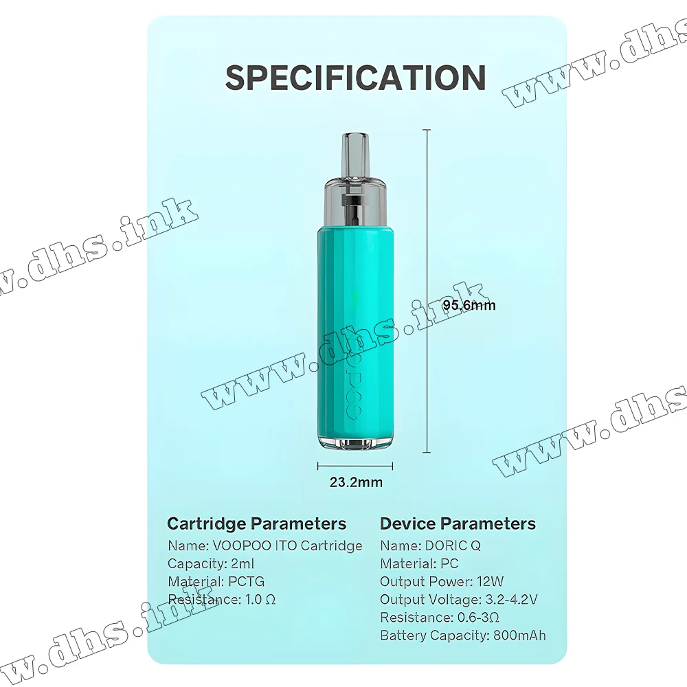 Многоразовая электронная сигарета - Voopoo Doric Q Pod Kit 800 мАч (Primrose Yellow)