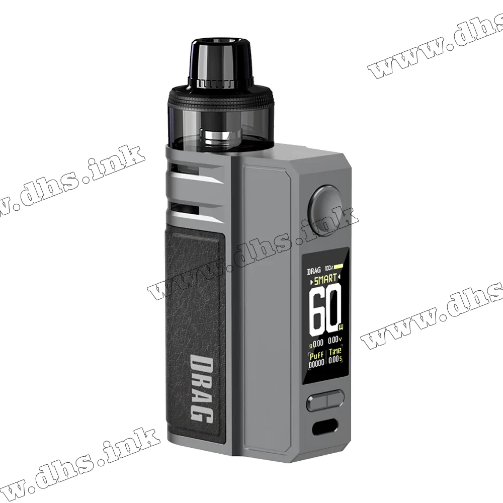 Многоразовая электронная сигарета - Voopoo Drag E60 Pod Kit 2550 мАч (Black)